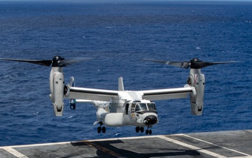 George Washington Conducts Flight Operations