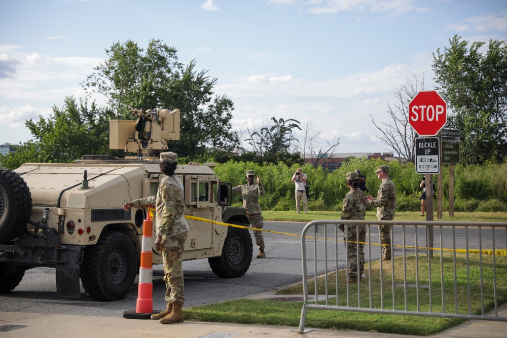 D.C. Army National Guard Mobilized for Law Enforcement Support within Washington D.C.