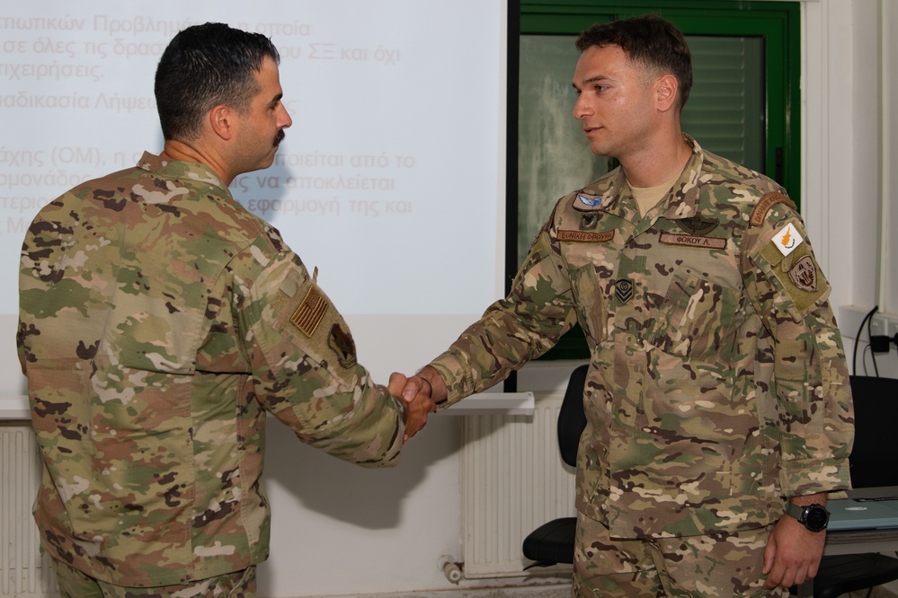 Republic of Cyprus State Partnership Program enhances inaugural NCO development course