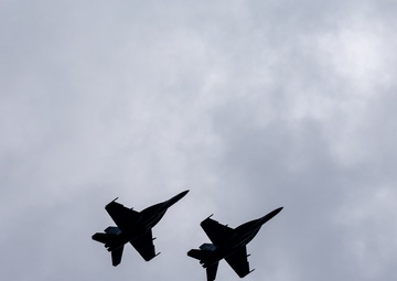 F/A-18 Hornets arrive for Northern Strike 25-2