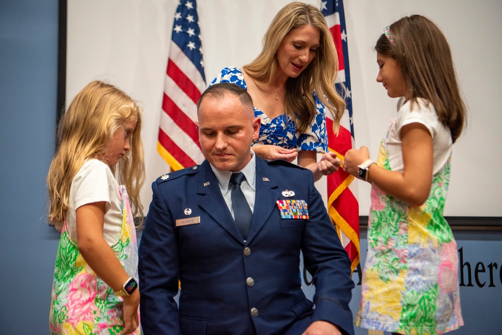 Lt. Col. Schnack promotion