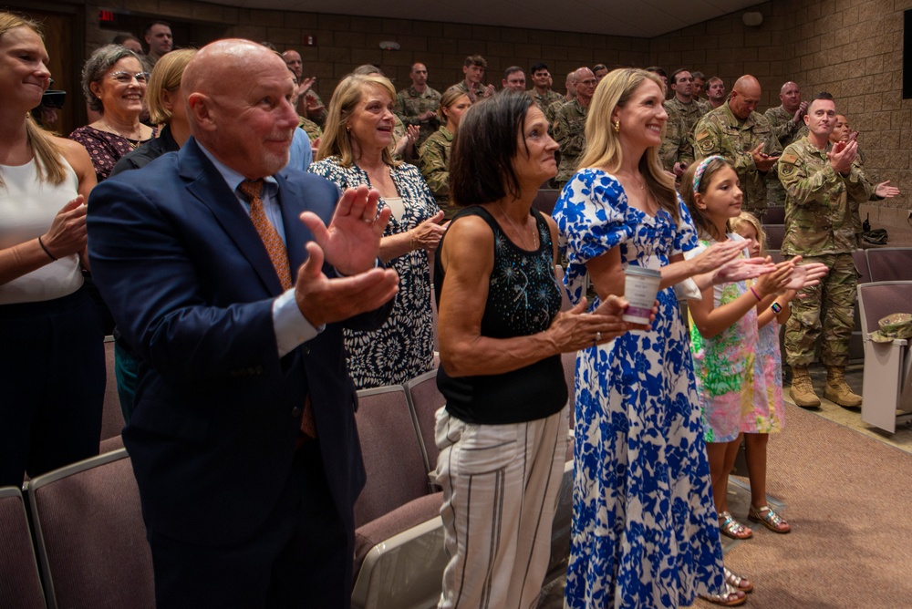 Lt. Col. Schnack promotion