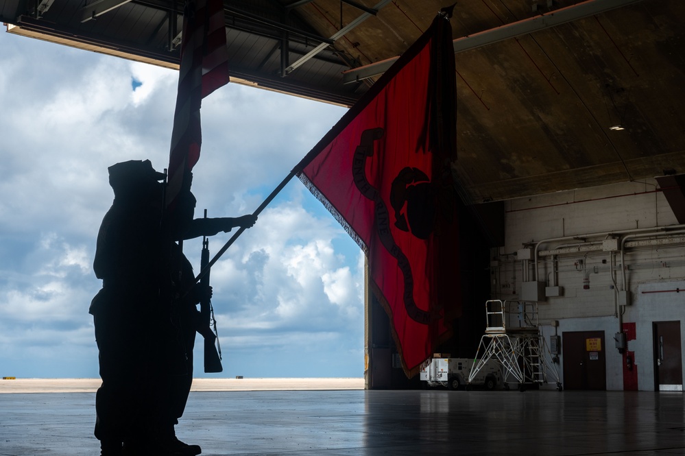 10th Marine Regiment change of command at Naval Station Guantanamo Bay