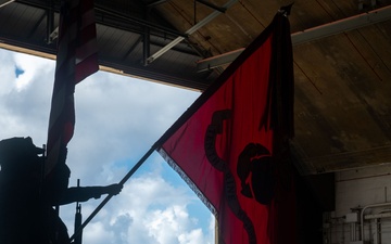 10th Marine Regiment change of command at Naval Station Guantanamo Bay