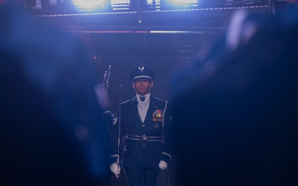 Air Force Drill Team performs in 75th Edinburgh Tattoo