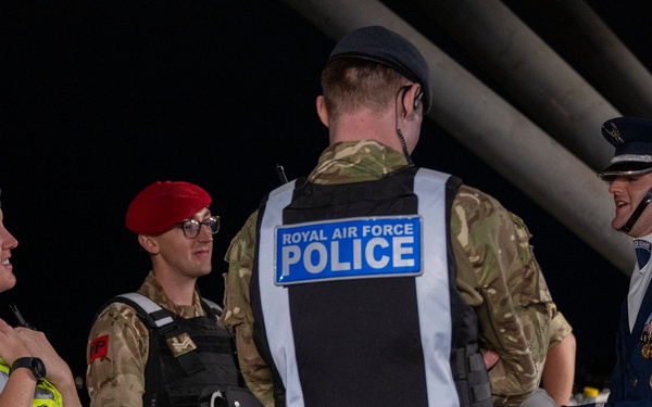 Air Force Drill Team performs in 75th Edinburgh Tattoo