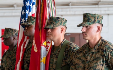 10th Marine Regiment change of command at Naval Station Guantanamo Bay