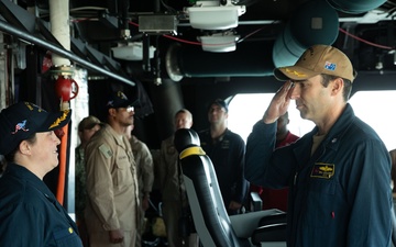 USS Canberra Change of Charge