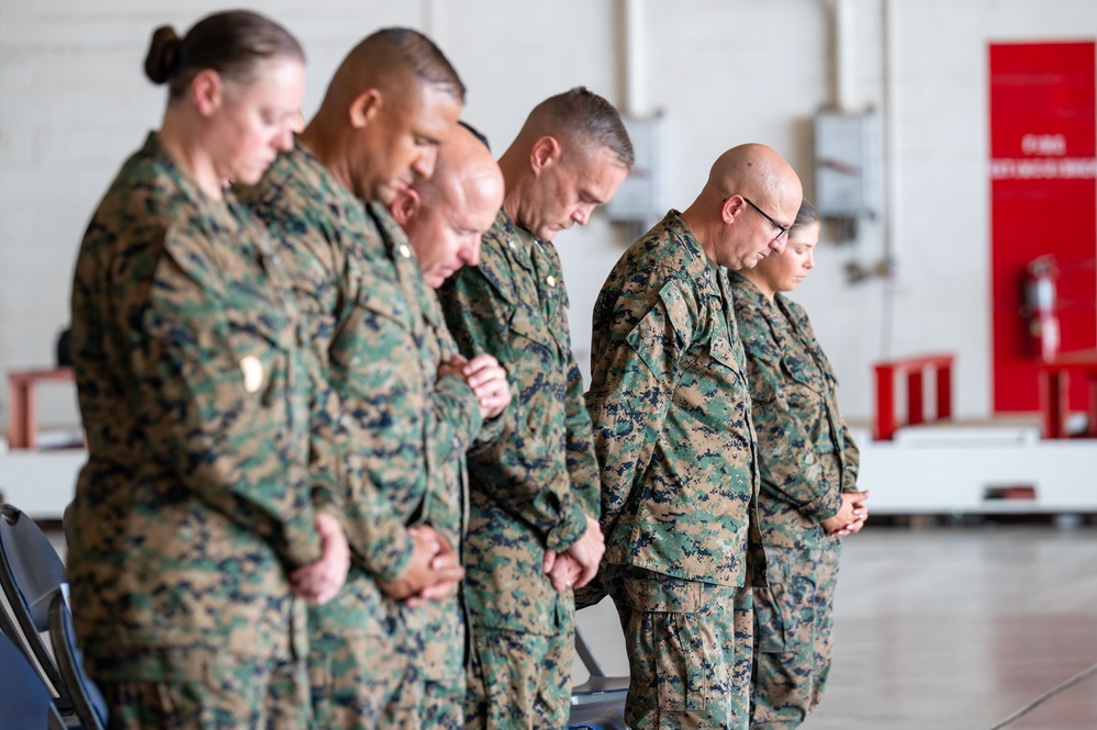 10th Marine Regiment change of command at Naval Station Guantanamo Bay