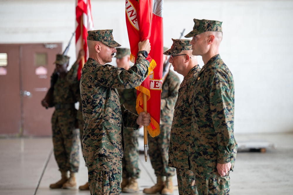 10th Marine Regiment change of command at Naval Station Guantanamo Bay