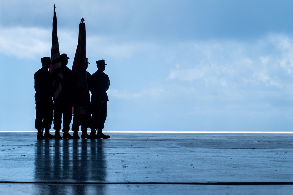 10th Marine Regiment change of command at Naval Station Guantanamo Bay