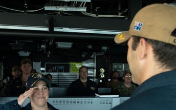USS Canberra Holds a Change of Charge