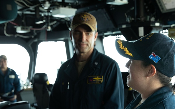 USS Canberra Holds a Change of Charge