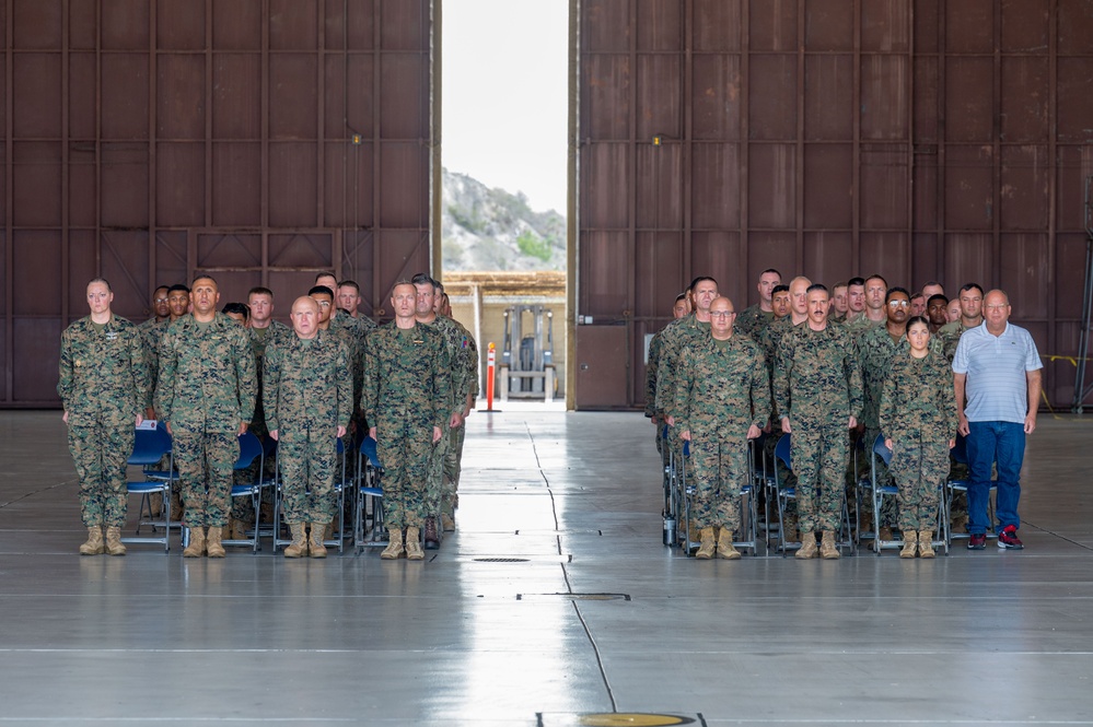 10th Marine Regiment change of command at Naval Station Guantanamo Bay