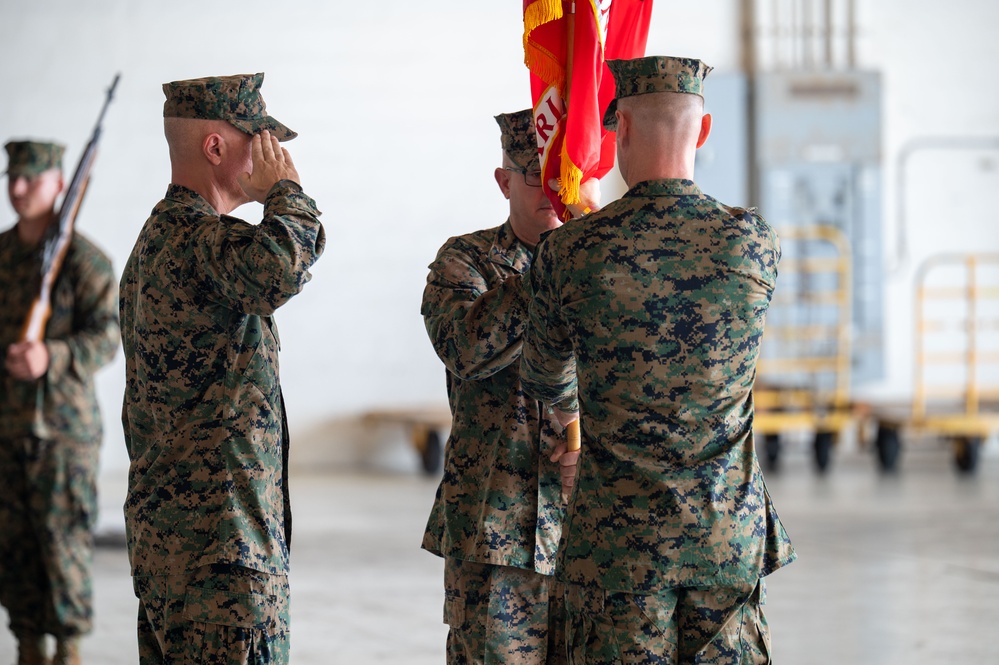10th Marine Regiment change of command at Naval Station Guantanamo Bay