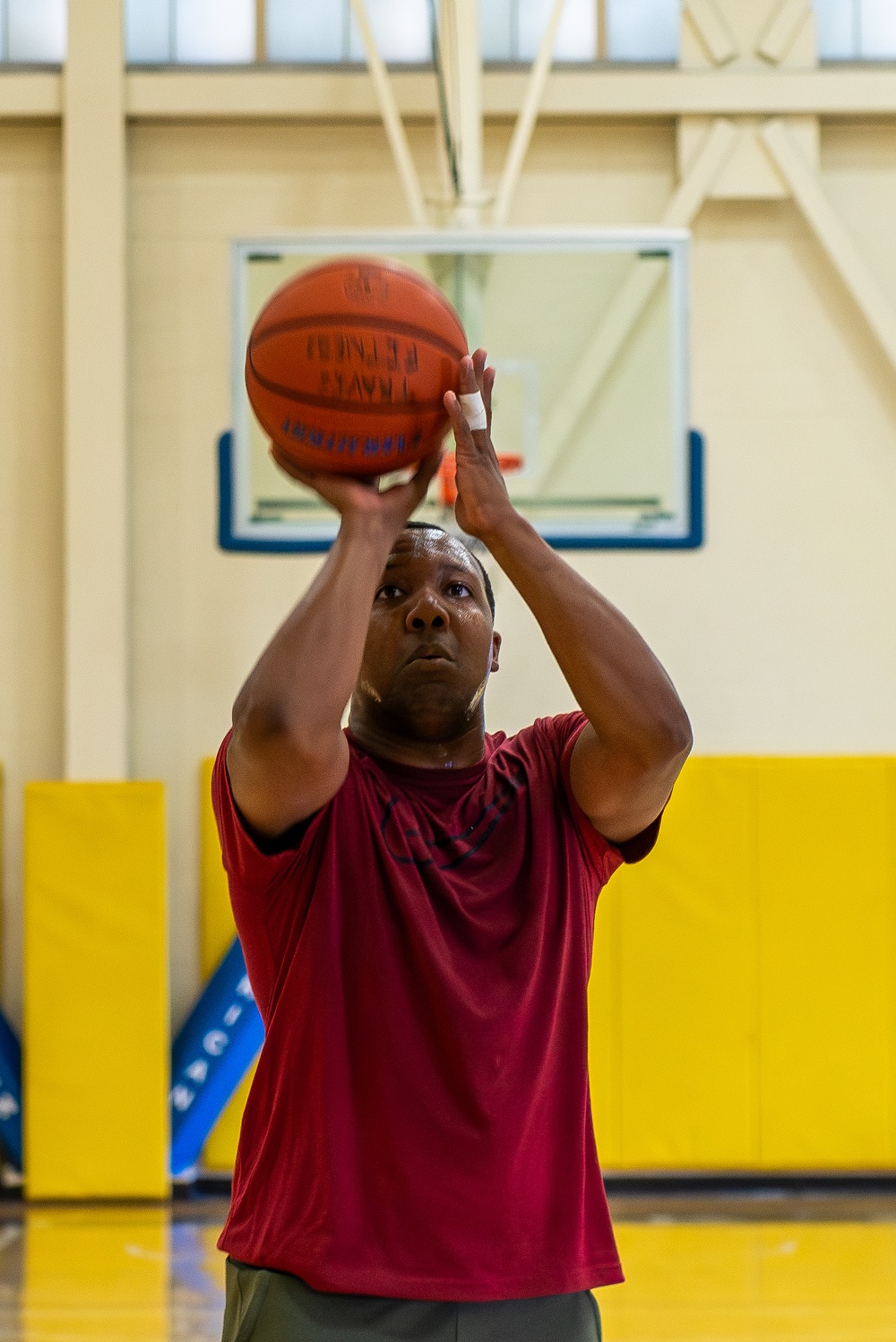 On the court at Travis: Three-on-Three and Three-point Showdown