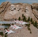 Thunderbirds Perform Photo Chase over Mt. Rushmore