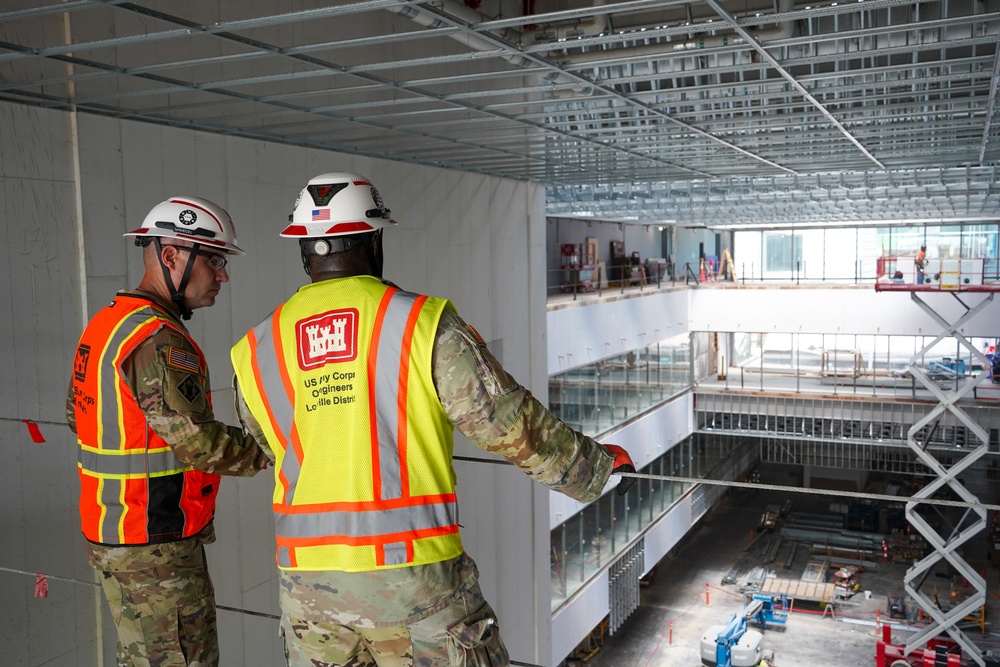 USACE Command Sgt. Maj. visits Louisville District Projects