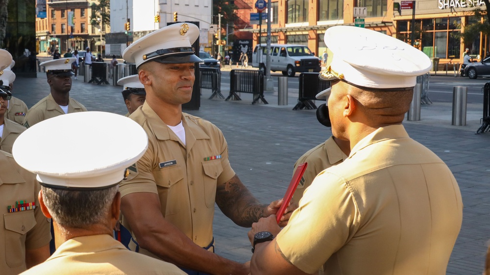 1st Marine Corps District August Reenlistment Ceremony