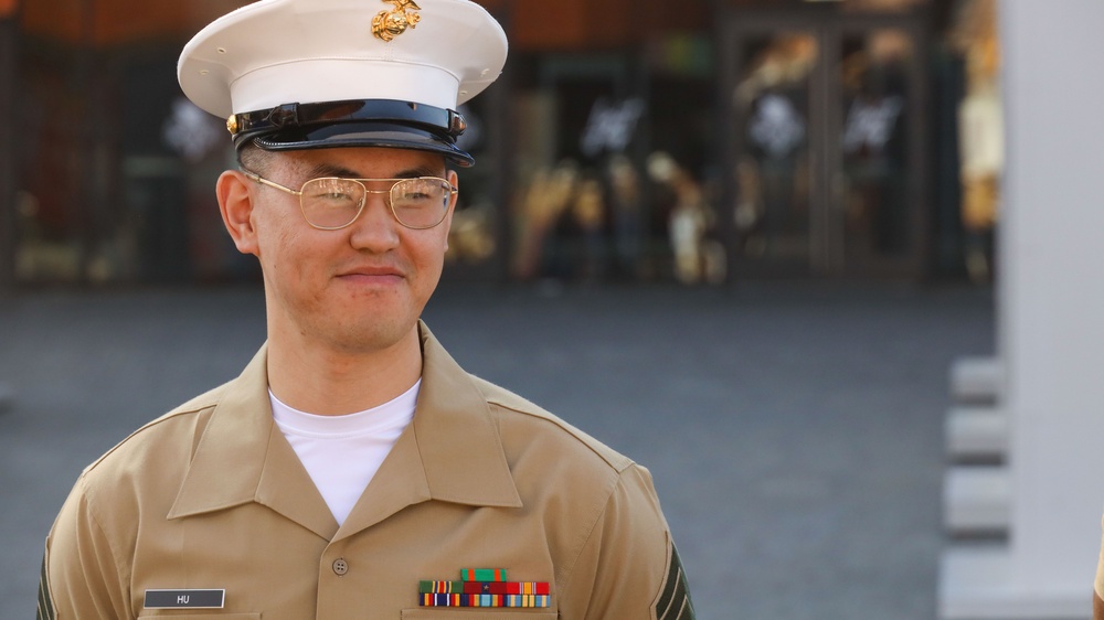 1st Marine Corps District August Reenlistment Ceremony