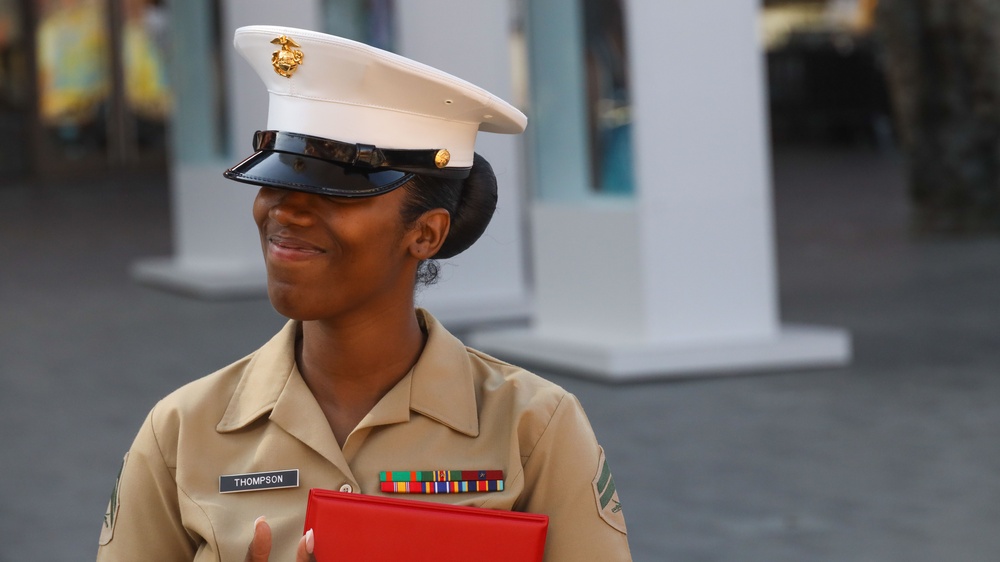 1st Marine Corps District August Reenlistment Ceremony