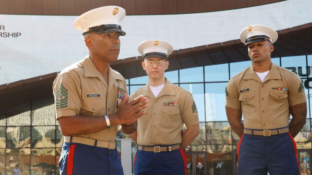 1st Marine Corps District August Reenlistment Ceremony