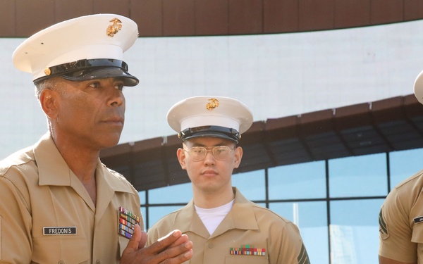 1st Marine Corps District August Reenlistment Ceremony