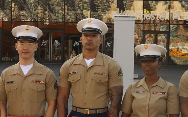 1st Marine Corps District August Reenlistment Ceremony