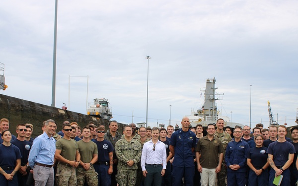 Coast Guard Cutter Escanaba crew hosts US Ambassador of Panama