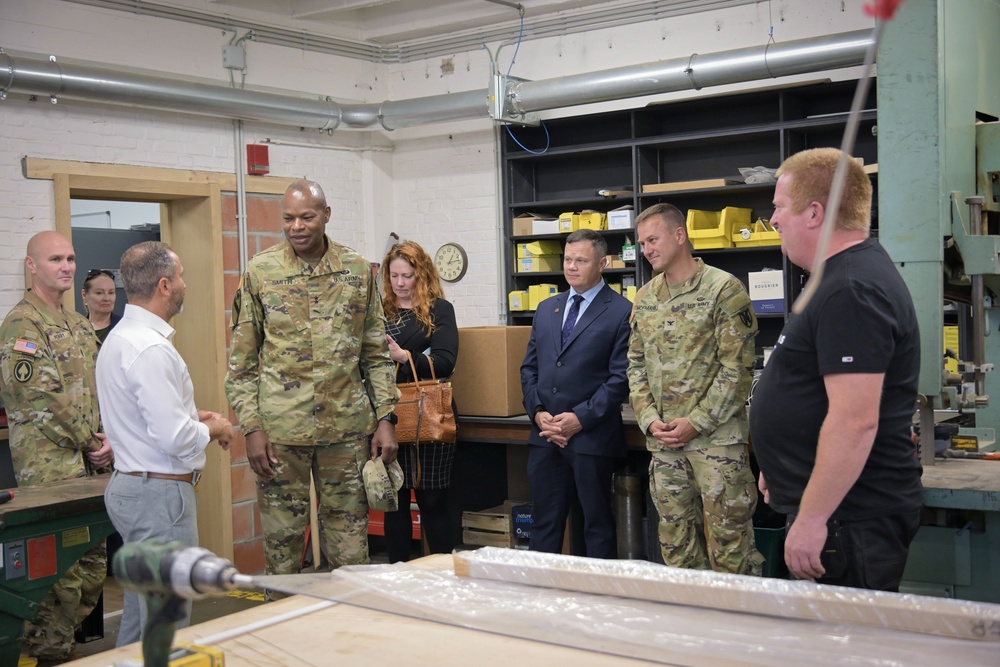 IMCOM acting commanding general tours garrisons in Europe