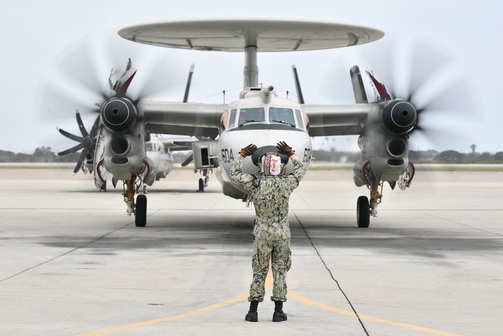VAW-113 Return to Homeport