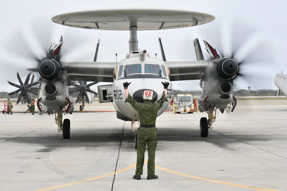 VAW-113 Return to Homeport
