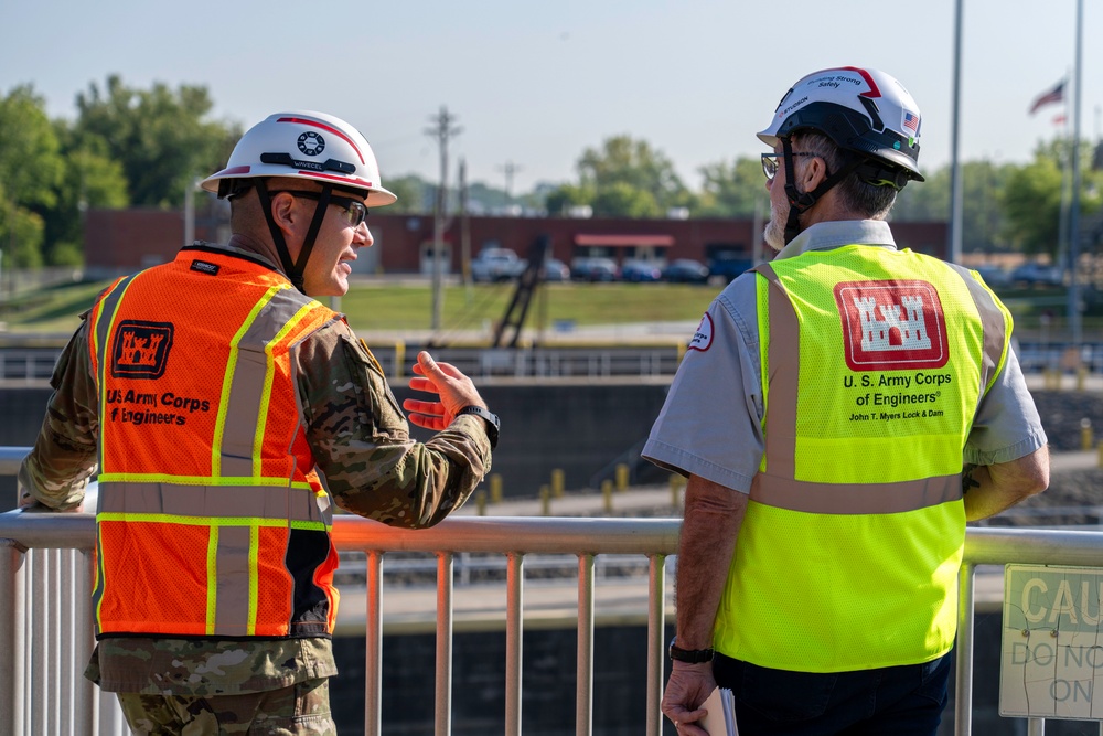 USACE Command Sgt. Maj. visits Louisville District Projects