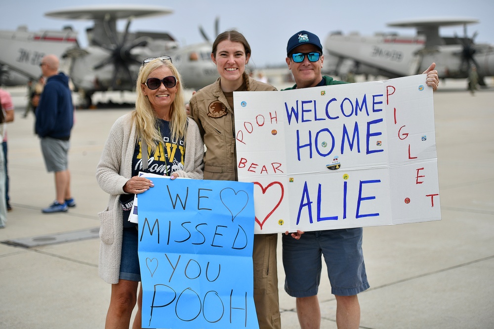 VAW-113 Return to Homeport