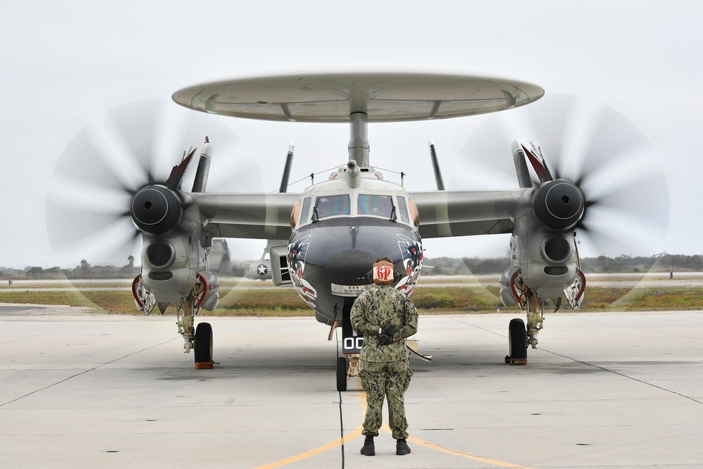 VAW-113 Return to Homeport