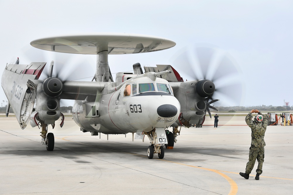 VAW-113 Return to Homeport