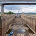 Markland lock chamber de-watered for maintenance