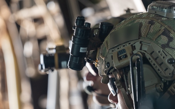 U.S. Air Force Air Commandos and Czech Republic special operations forces members conduct personnel recovery mission