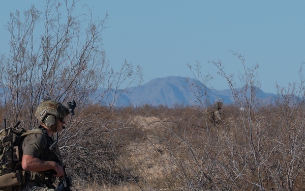 U.S. Air Force Air Commandos and Czech Republic special operations forces members conduct personnel recovery mission