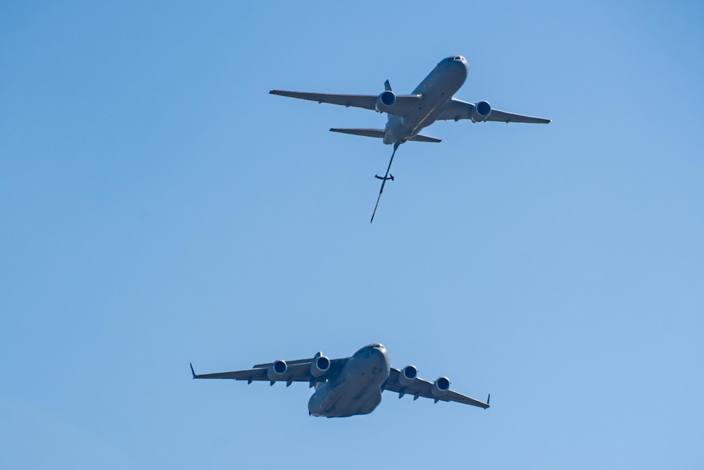 Altus Airmen debut first KC-46, C-17 refueling demo in Canada
