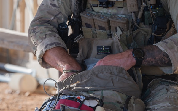 U.S. Air Force Air Commandos and Czech Republic special operations forces members conduct personnel recovery mission
