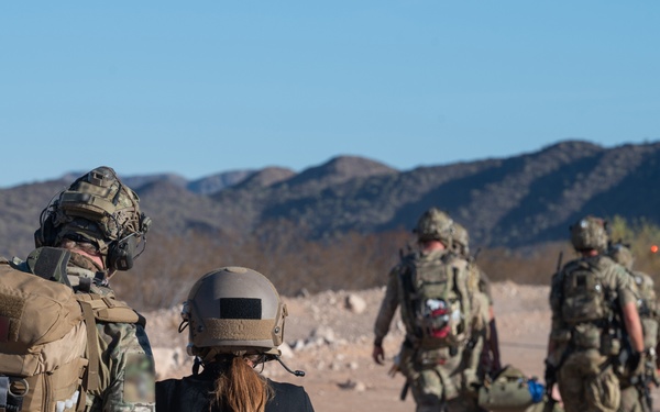 U.S. Air Force Air Commandos and Czech Republic special operations forces members conduct personnel recovery mission