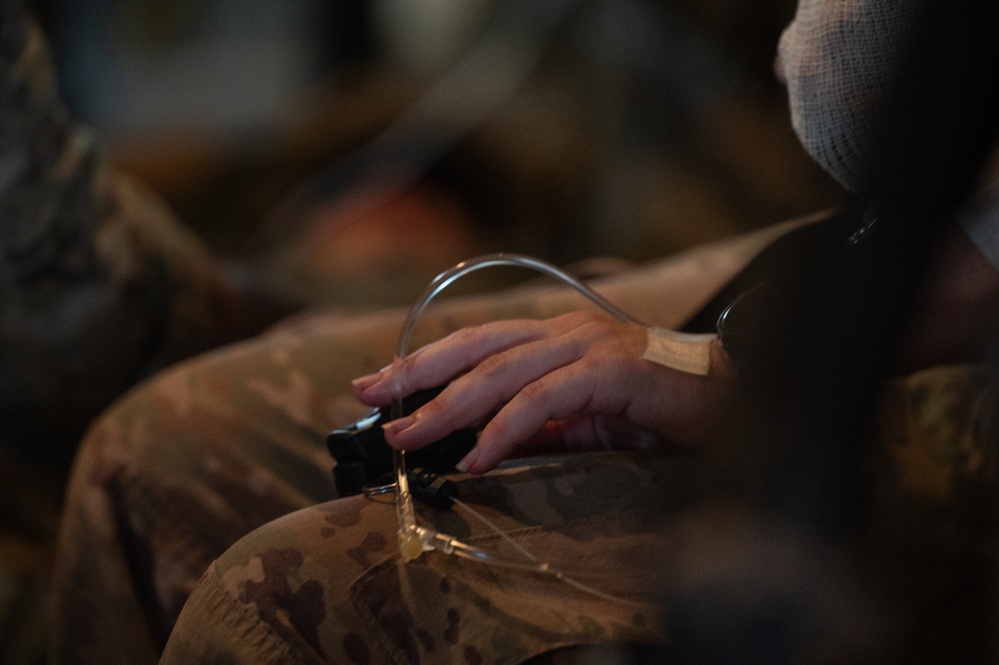 U.S. Air Force Air Commandos and Czech Republic special operations forces members conduct personnel recovery mission