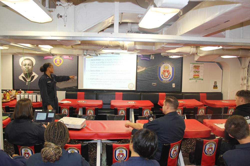 Pinckney conducts routine operations