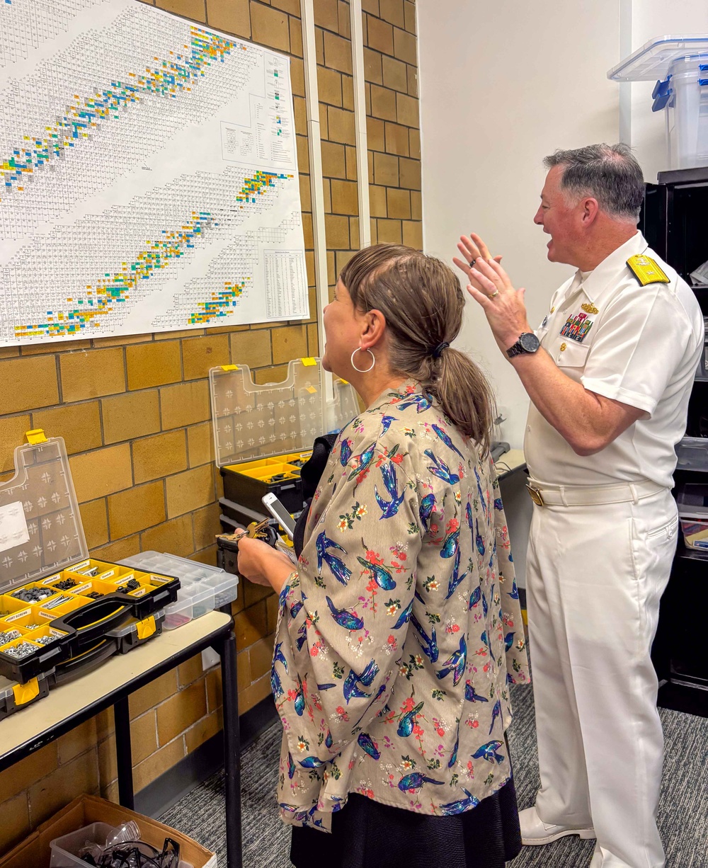 Rear Adm. T. J. Zerr Navy outreach visit