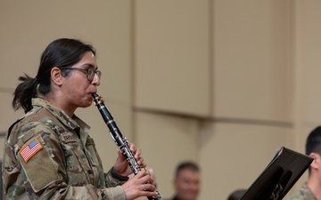 US Army Concert Band rehearsal
