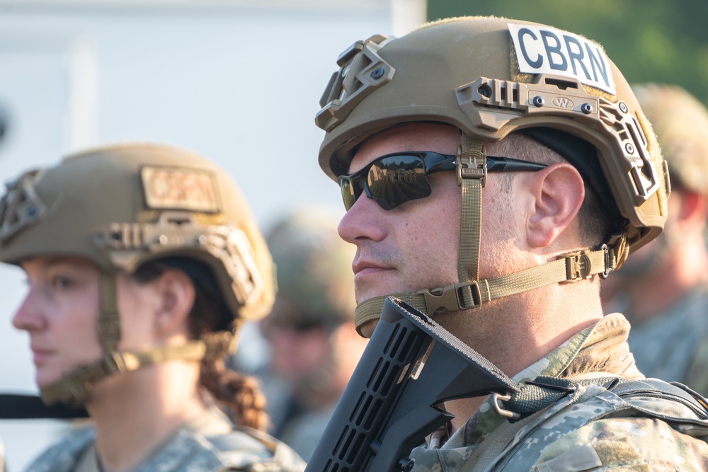 Training at Fort Custer Northern Strike 25-2