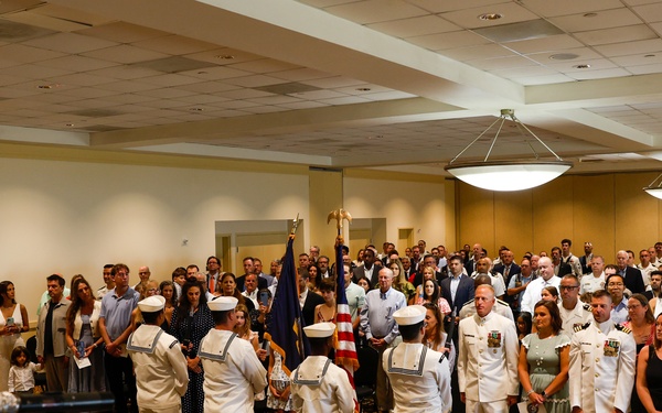 Commander Submarine Squadron Six Change of Command Ceremony