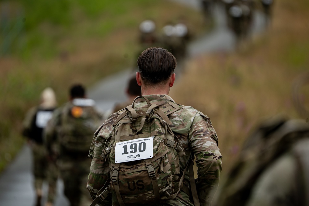 Joint Base Elmendorf-Richardson Soldiers and Airmen Participate in the JBER Norwegian Ruck March