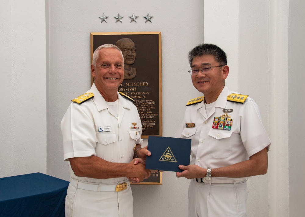 CNAF Hosts Rear Adm. Hitoshi Shimizu